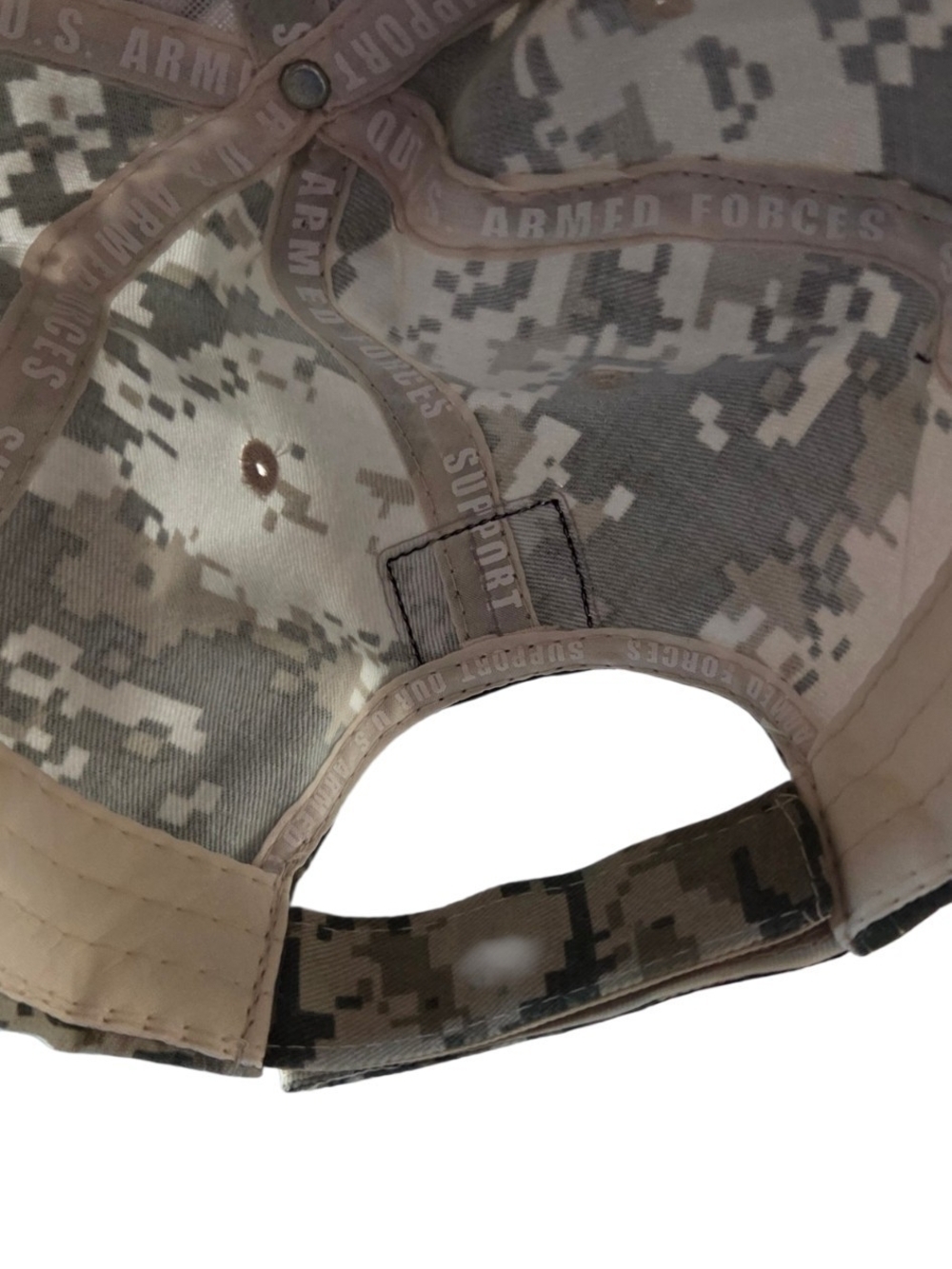 US Honor USA Eagle Flag Digital Camo Baseball Cap Hat Adjustable Patriotic - Picture 5 of 6